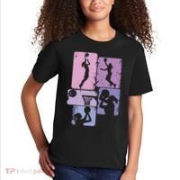 Basketball Women, Female Basketball Player Kids T-Shirt thumb 2