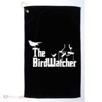 Bird Watching Funny Bird Watcher Golf Towel thumb 0