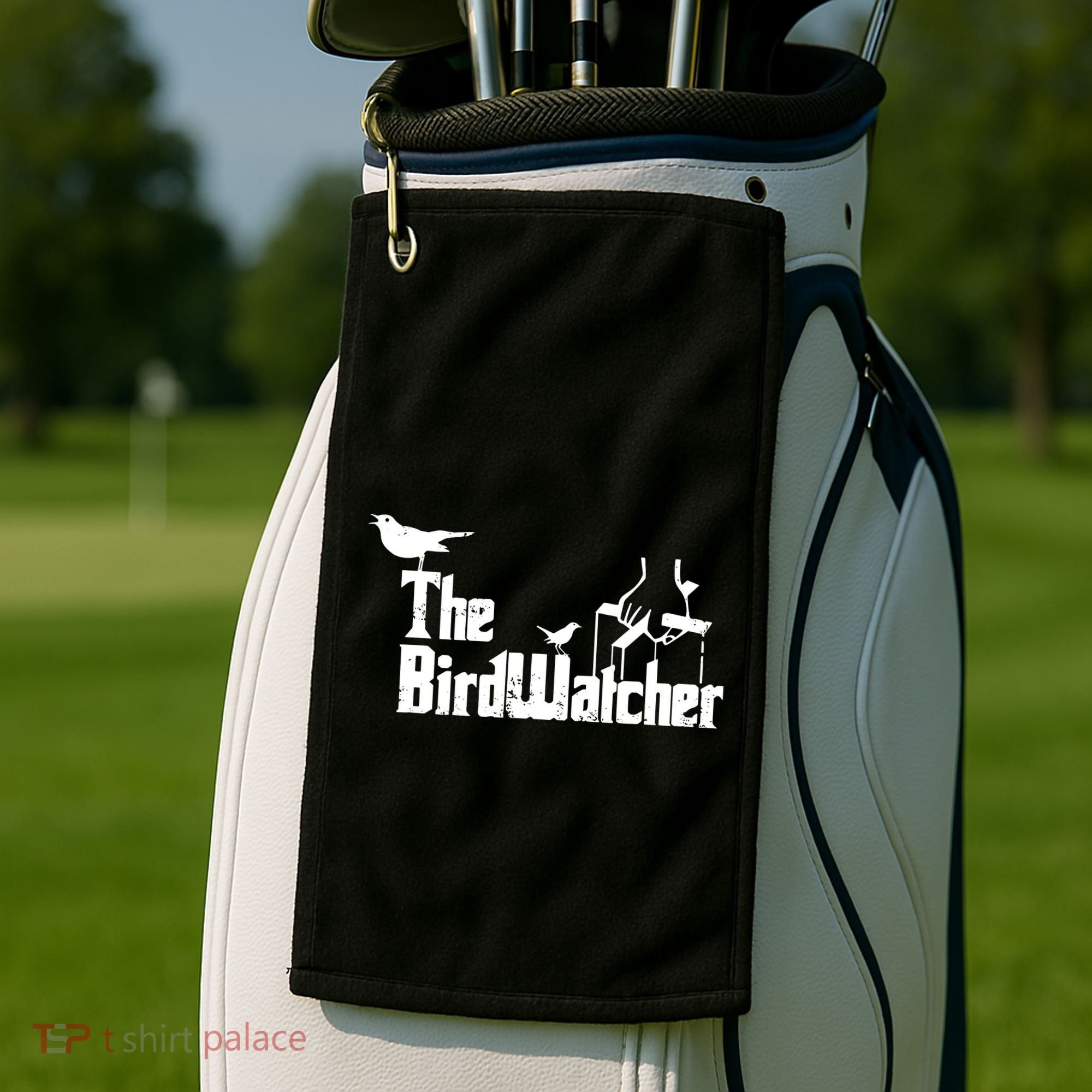 Bird Watching Funny Bird Watcher Golf Towel