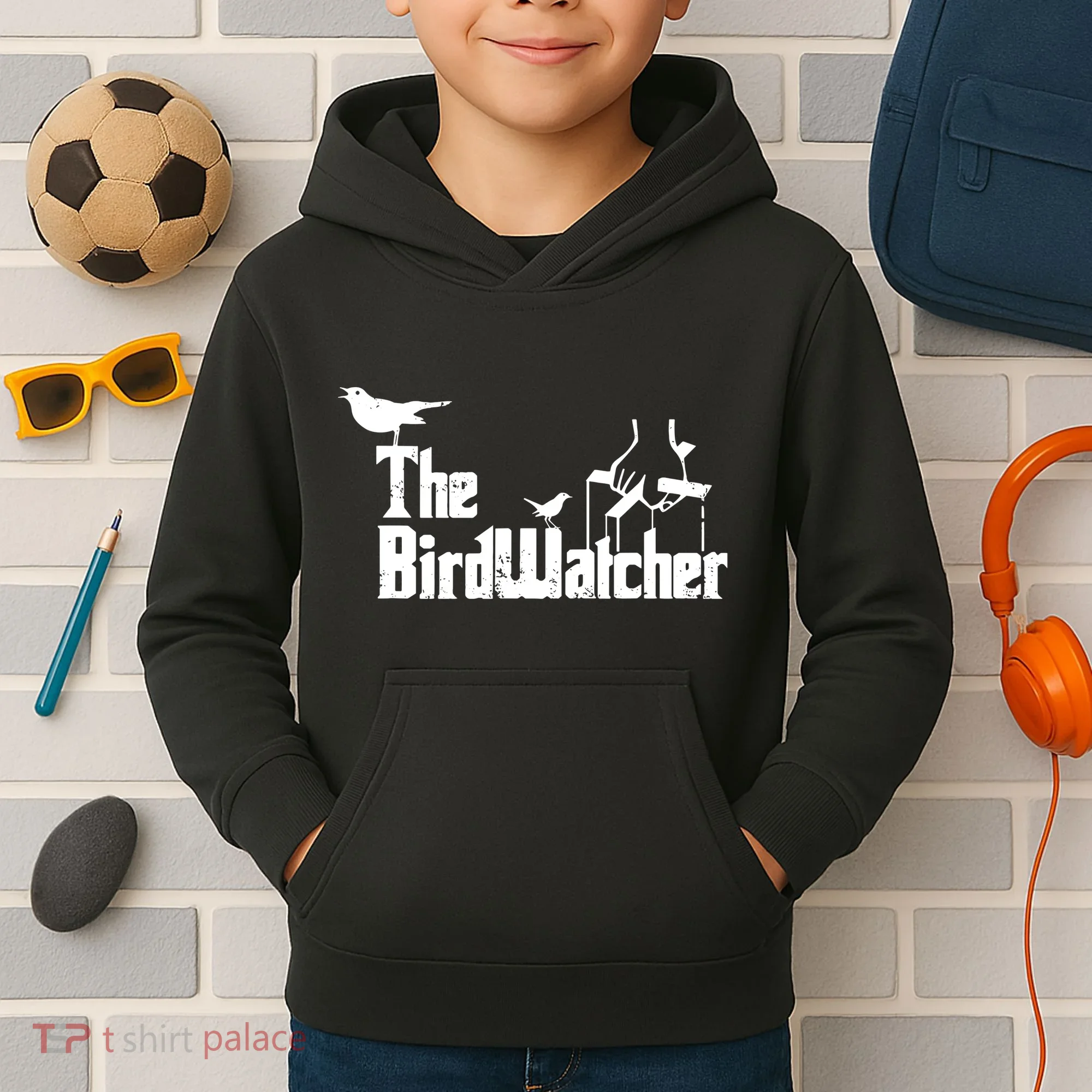 Bird Watching Funny Bird Watcher Kids Hoodie