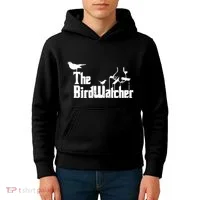 Bird Watching Funny Bird Watcher Kids Hoodie thumb 4
