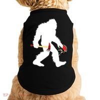Bigfoot Wildland Firefighter Woodland Sasquatch Fireman Doggie Tank thumb 0