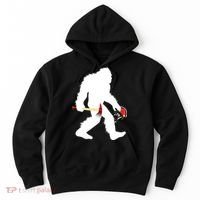 Bigfoot Wildland Firefighter Woodland Sasquatch Fireman Hoodie thumb 0