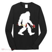 Bigfoot Wildland Firefighter Woodland Sasquatch Fireman Long Sleeve Shirt thumb 0