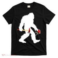 Bigfoot Wildland Firefighter Woodland Sasquatch Fireman T-Shirt thumb 0