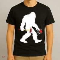 Bigfoot Wildland Firefighter Woodland Sasquatch Fireman T-Shirt thumb 3