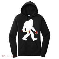 Bigfoot Wildland Firefighter Woodland Sasquatch Fireman Women's Hoodie thumb 0