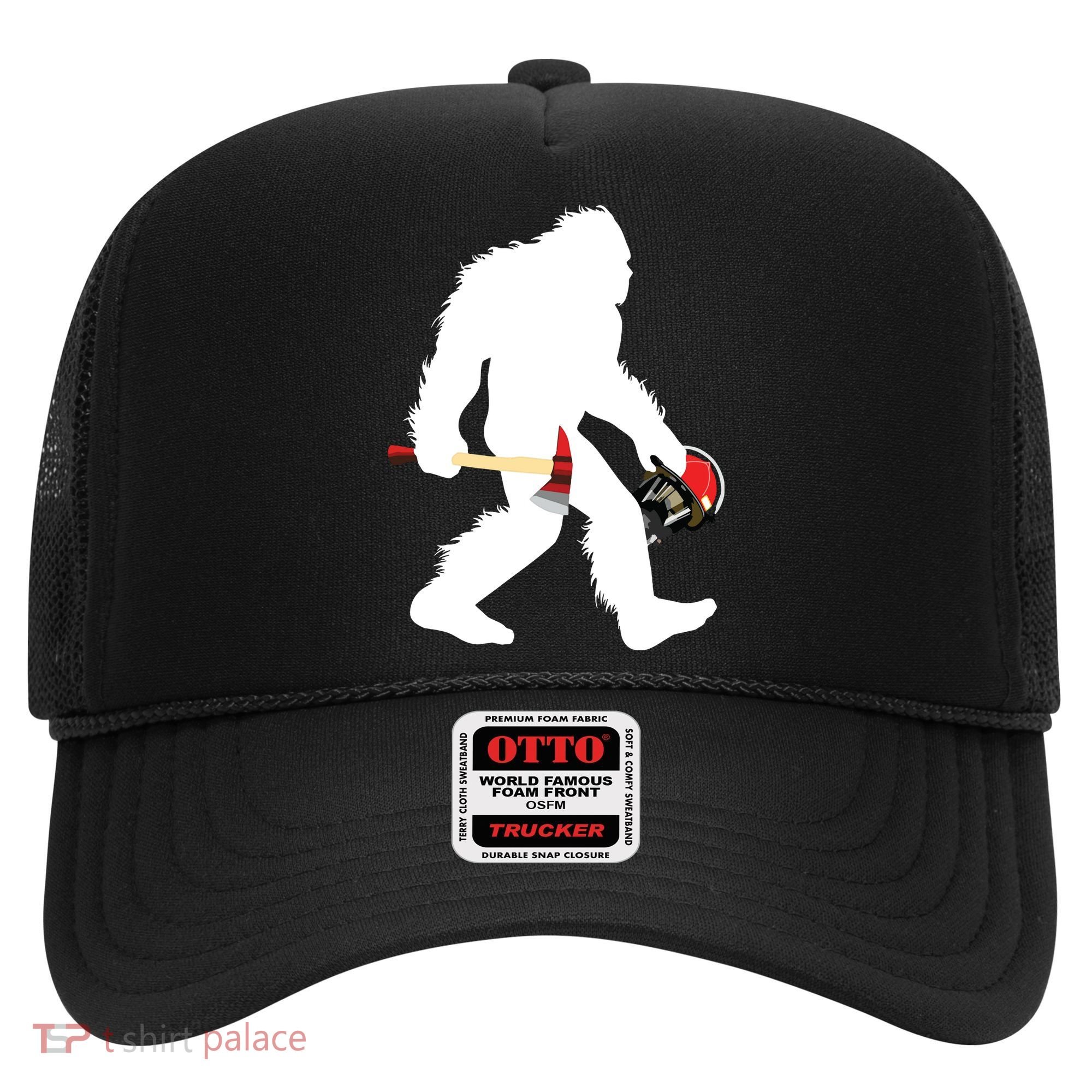 Bigfoot Wildland Firefighter Woodland Sasquatch Fireman Hat