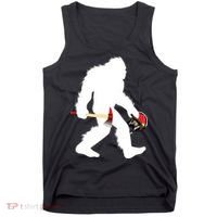 Bigfoot Wildland Firefighter Woodland Sasquatch Fireman Tank Top thumb 0