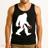 Bigfoot Wildland Firefighter Woodland Sasquatch Fireman Tank Top thumb 3