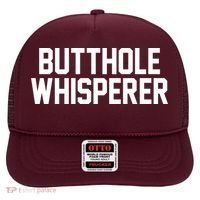 Butthole Whisperer Funny Sarcastic Joke Hat thumb 0