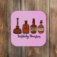 Bourbon Whiskey Favorite Bourbons Distillery Coaster thumb 0