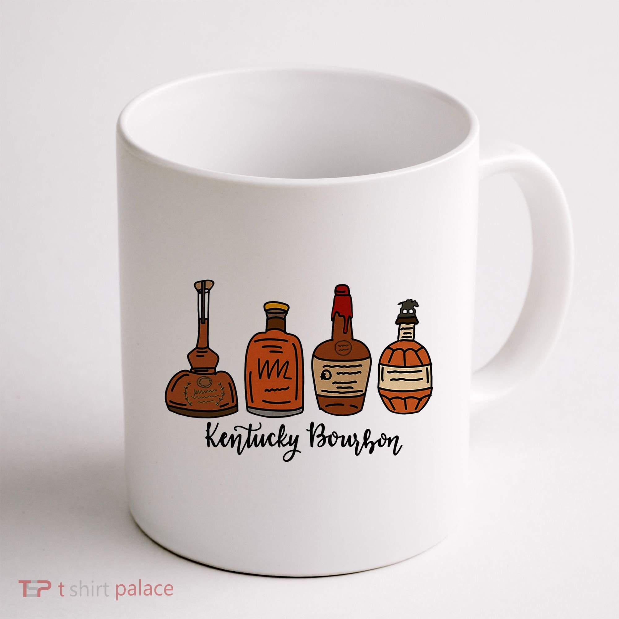 Bourbon Whiskey Favorite Bourbons Distillery Coffee Mug
