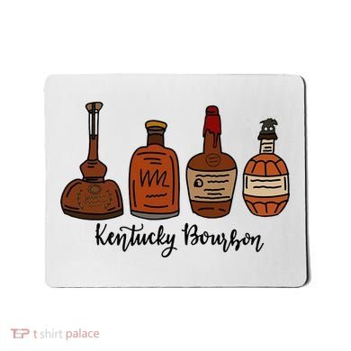 Bourbon Whiskey Favorite Bourbons Distillery Mousepad