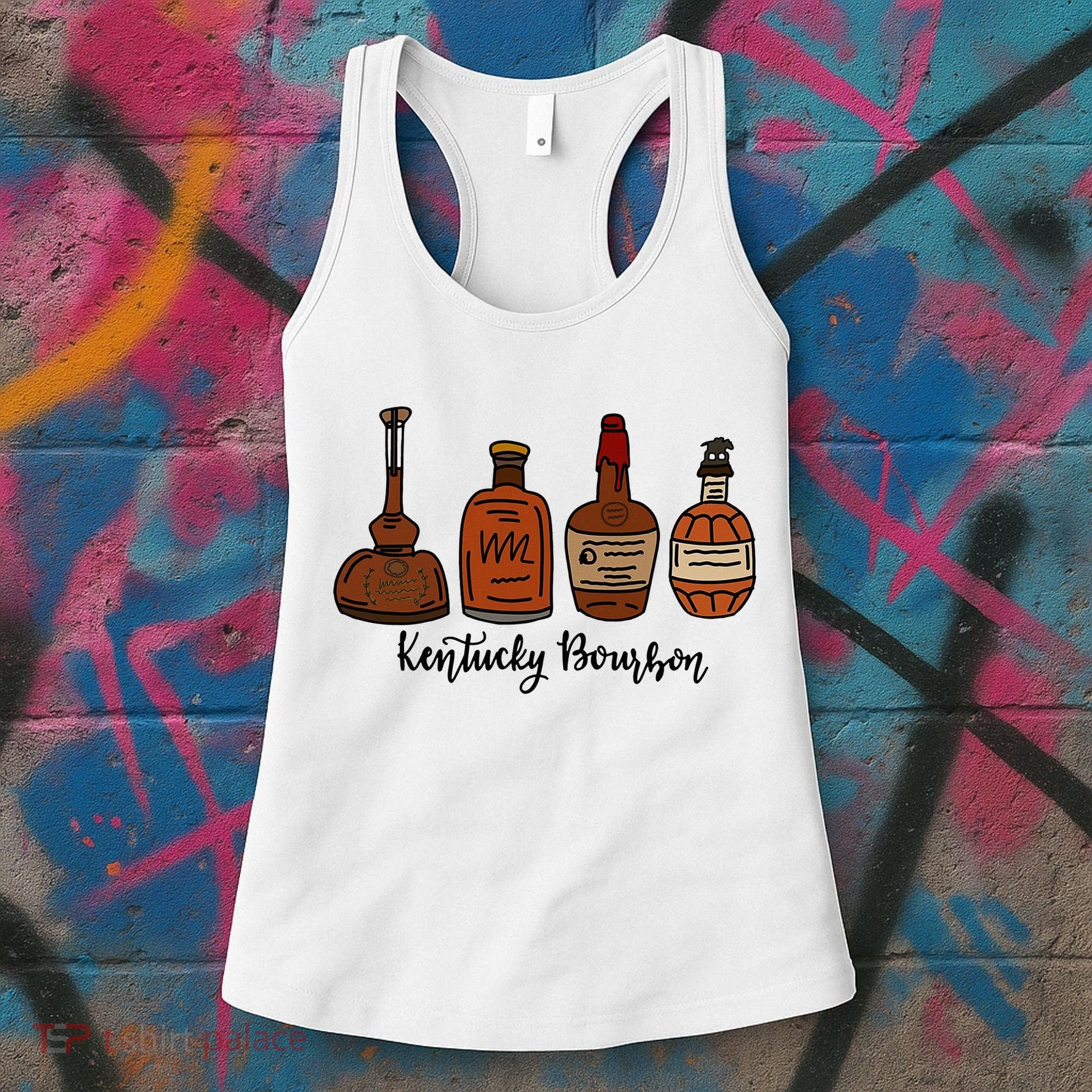 Bourbon Whiskey Favorite Bourbons Distillery Women's Tank Top