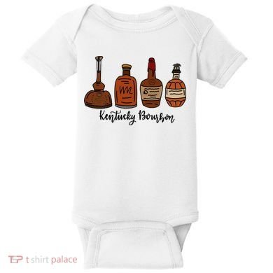 Bourbon Whiskey Favorite Bourbons Distillery Baby Bodysuit