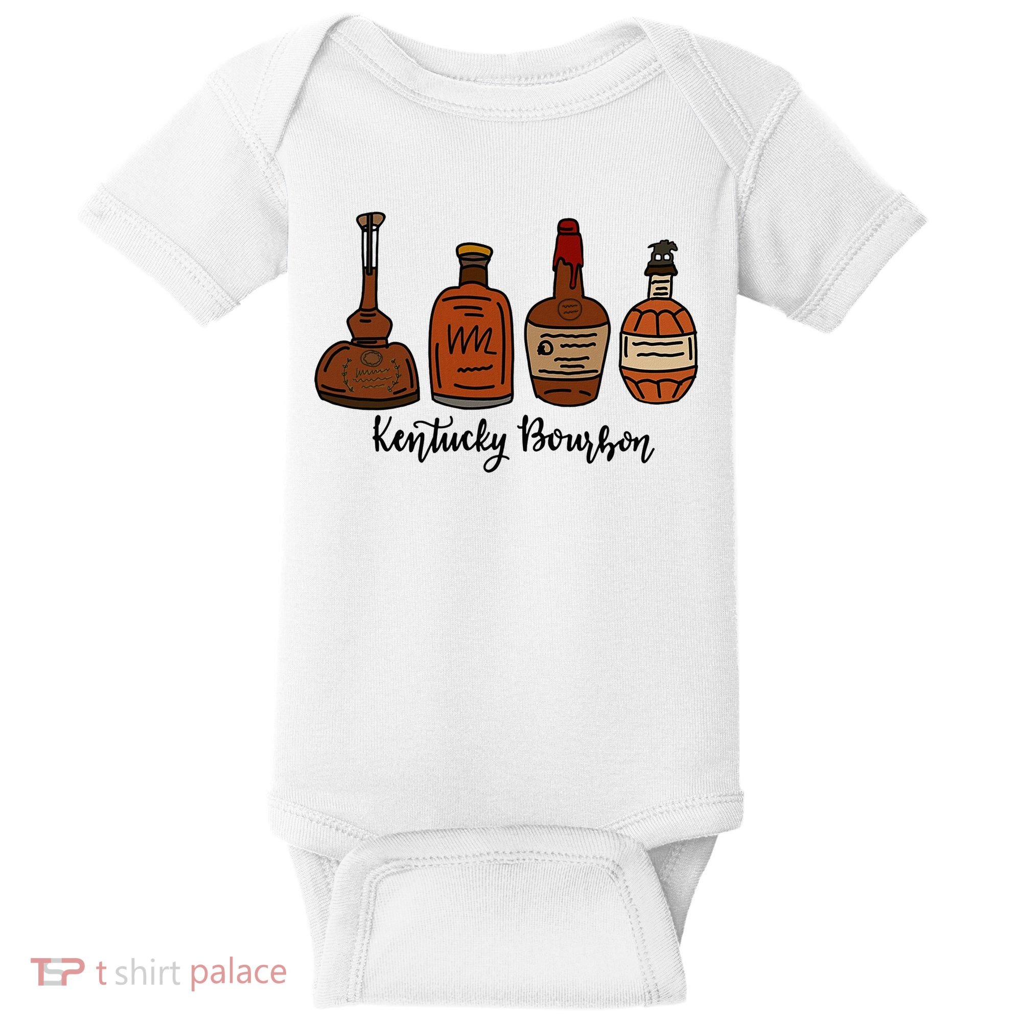 Bourbon Whiskey Favorite Bourbons Distillery Baby Bodysuit