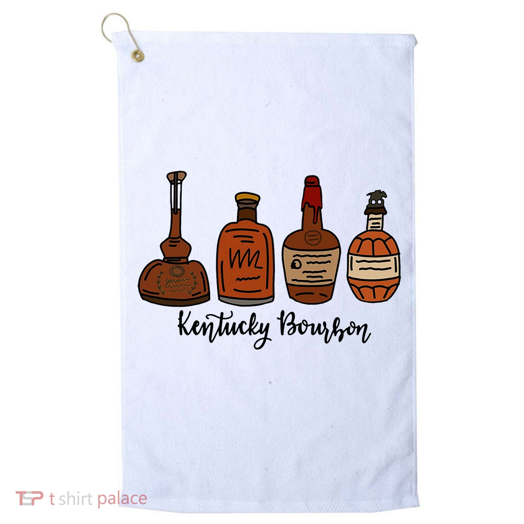 Bourbon Whiskey Favorite Bourbons Distillery Golf Towel