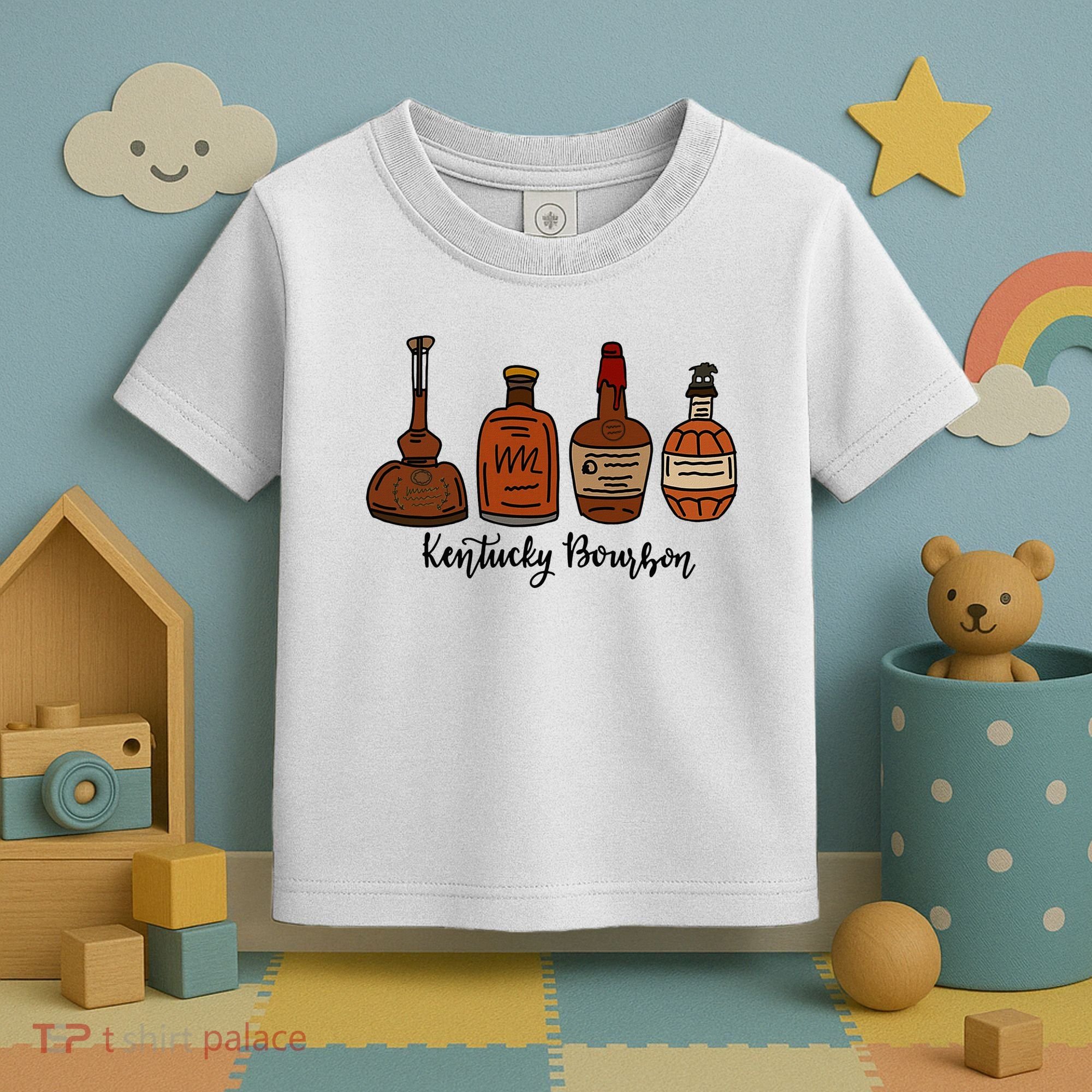 Bourbon Whiskey Favorite Bourbons Distillery Toddler T-Shirt