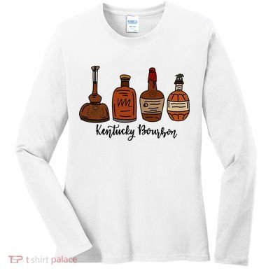 Bourbon Whiskey Favorite Bourbons Distillery Women's Long Sleeve Shirt