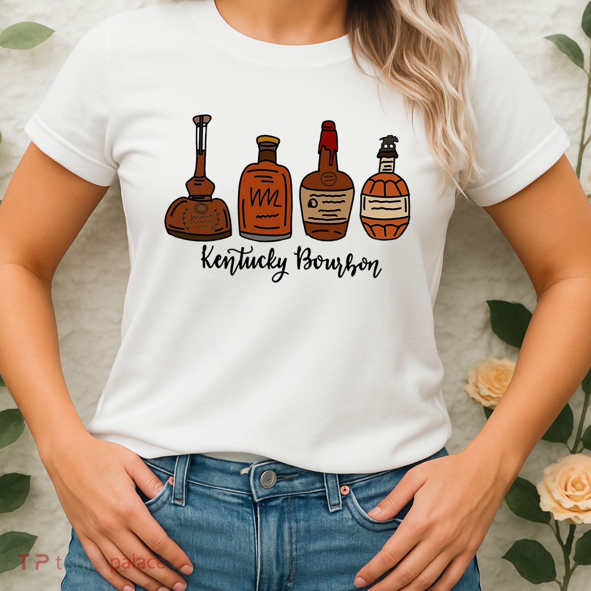 Bourbon Whiskey Favorite Bourbons Distillery Women's T-Shirt