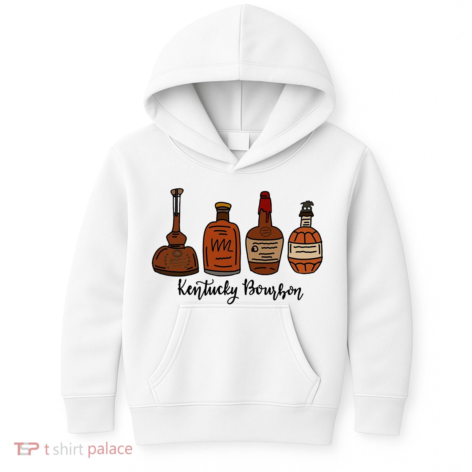 Bourbon Whiskey Favorite Bourbons Distillery Kids Hoodie