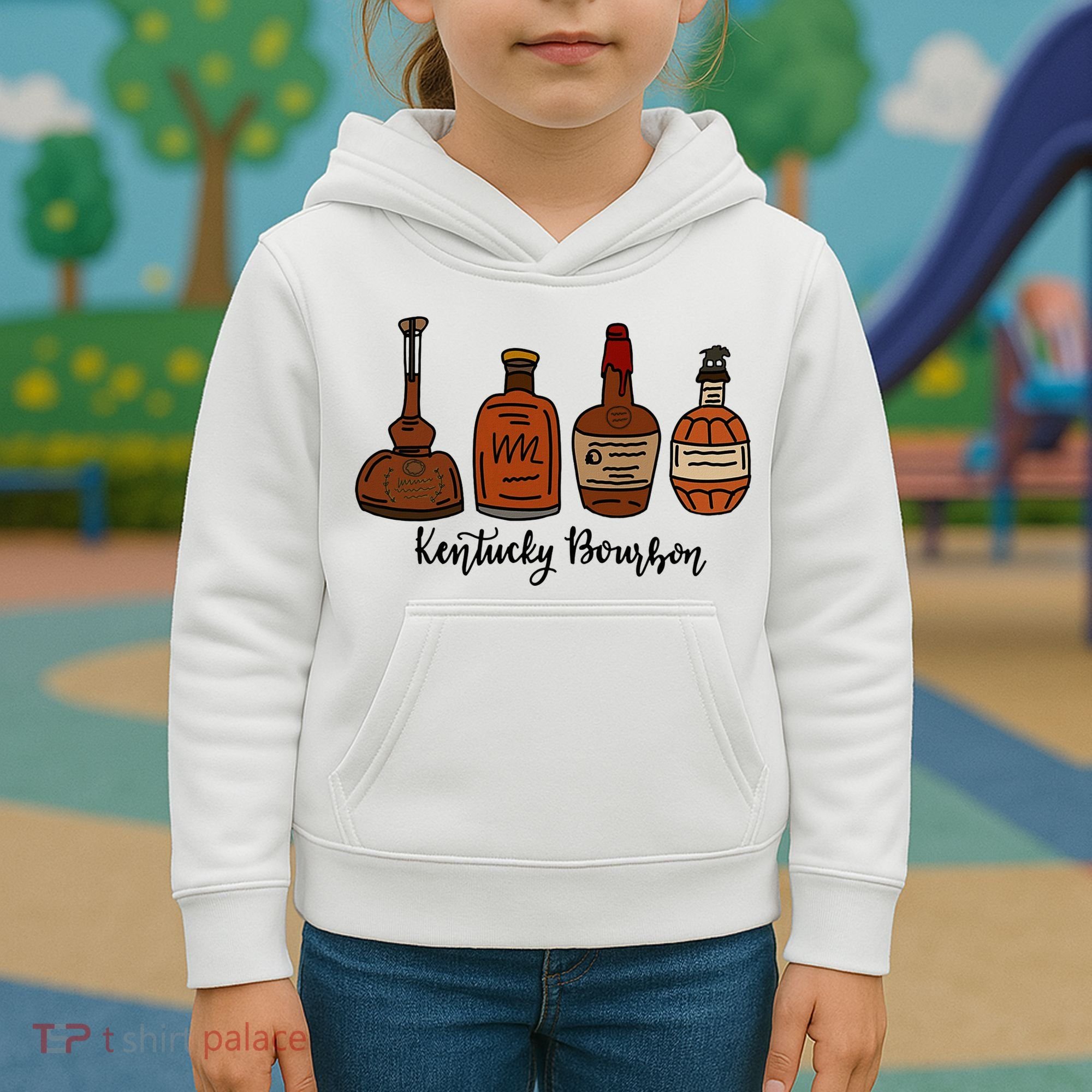 Bourbon Whiskey Favorite Bourbons Distillery Kids Hoodie