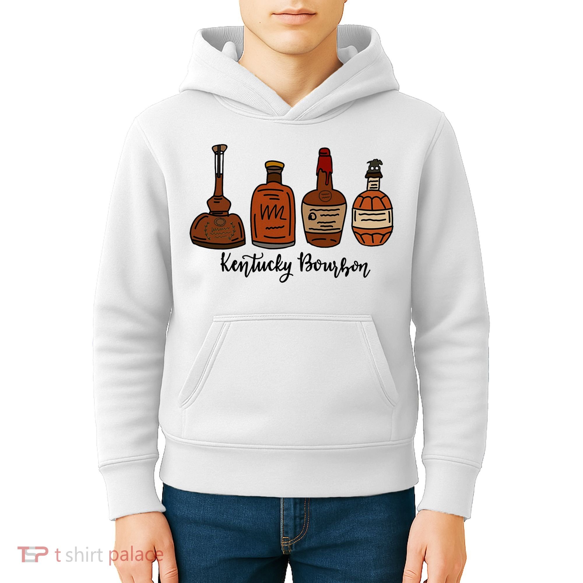 Bourbon Whiskey Favorite Bourbons Distillery Kids Hoodie