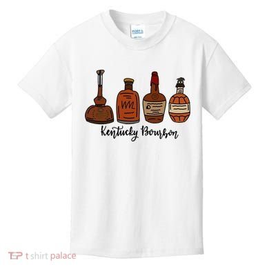 Bourbon Whiskey Favorite Bourbons Distillery Kids T-Shirt