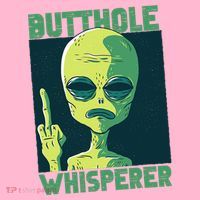 Butthole Whisperer Funny Aliens Sarcastic Adult Humour Coaster thumb 2