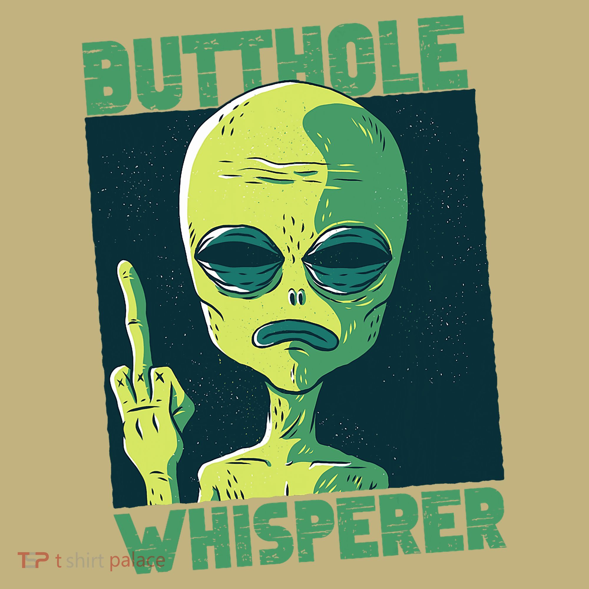 Butthole Whisperer Funny Aliens Sarcastic Adult Humour Mousepad