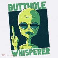 Butthole Whisperer Funny Aliens Sarcastic Adult Humour Women's Hoodie thumb 2