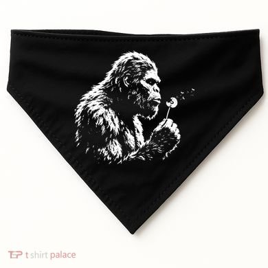 Blowing Wishes Funny Bigfoot Dandelion USA-Made Doggie Bandana