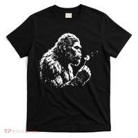 Blowing Wishes Funny Bigfoot Dandelion T-Shirt thumb 0