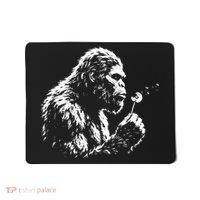Blowing Wishes Funny Bigfoot Dandelion Mousepad thumb 0