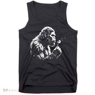 Blowing Wishes Funny Bigfoot Dandelion Tank Top