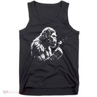Blowing Wishes Funny Bigfoot Dandelion Tank Top thumb 0