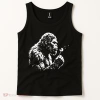 Blowing Wishes Funny Bigfoot Dandelion Tank Top thumb 2
