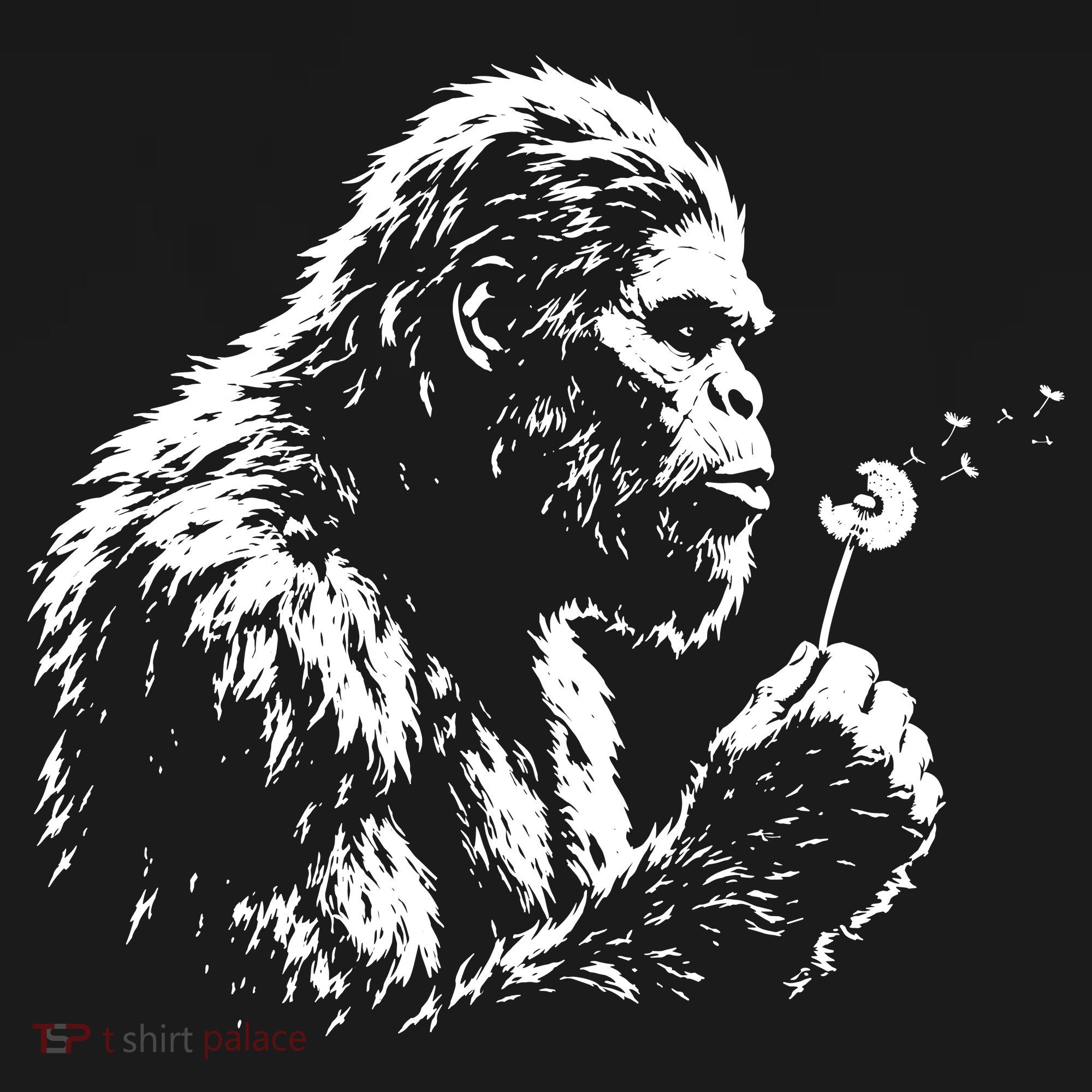 Blowing Wishes Funny Bigfoot Dandelion Women's T-Shirt