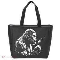 Blowing Wishes Funny Bigfoot Dandelion Tote Bag thumb 0