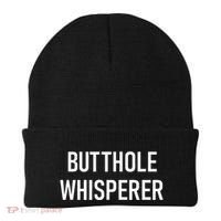 Butthole Whisperer Funny Jokes Sarcastic Beanie thumb 0