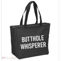 Butthole Whisperer Funny Jokes Sarcastic Tote Bag thumb 2