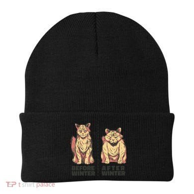 Before Winter Funny Cat Beanie