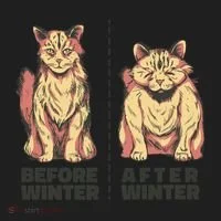 Before Winter Funny Cat Tumbler thumb 3