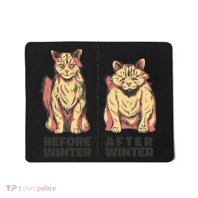 Before Winter Funny Cat Mousepad
