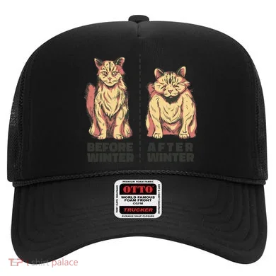Before Winter Funny Cat Hat