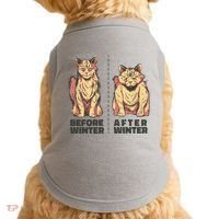 Before Winter Funny Cat Doggie Tank thumb 0