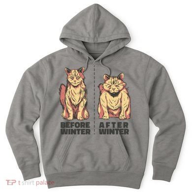 Before Winter Funny Cat Hoodie