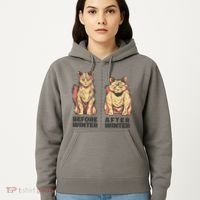 Before Winter Funny Cat Hoodie thumb 5