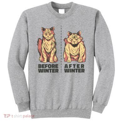 Before Winter Funny Cat Sweatshirt